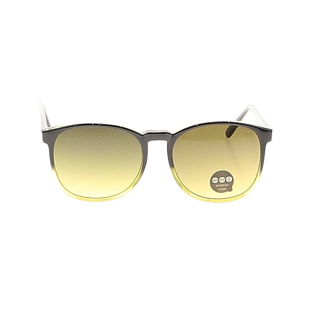 Komono Sunglasses Unisex OS Black Yellow New‎ UV400 Gradient Lens Two-Tone Frame
